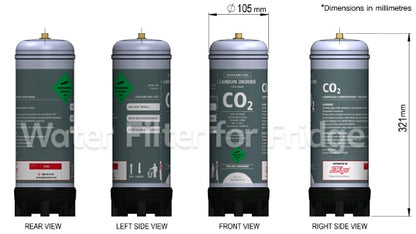ZIP 93701 Replacement Water Filter Cartridge with Zip 91295 Sparkling Replacement Cartridge