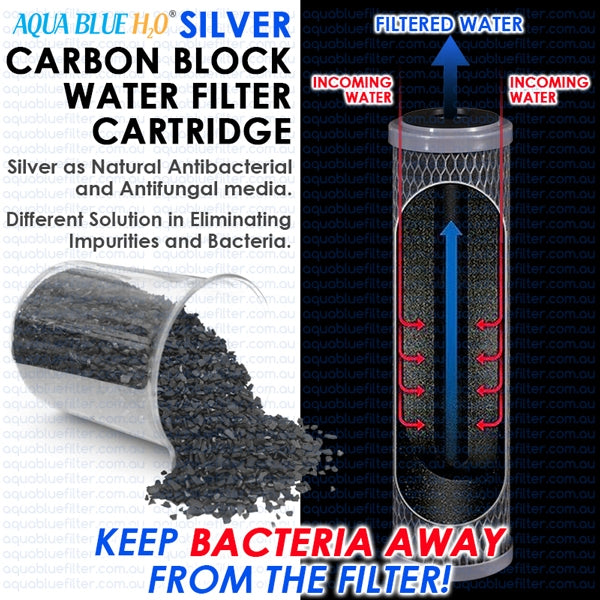 Twin Caravan & RV Water Filter System with Sediment & Silver Carbon Block Filter