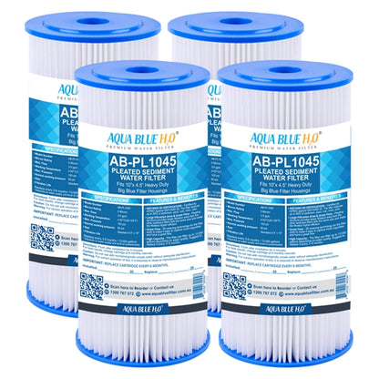 Compatible with Puretec PP Series PP05LD1 Polyester Pleated Sediment Cartridge, 10 inch, 5um