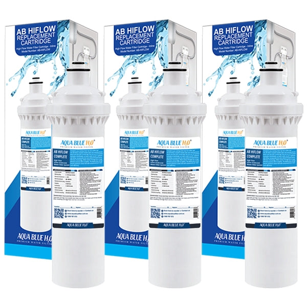 Aqua Blue H20  High Flow in-line - 4 Stage Water Filtration System