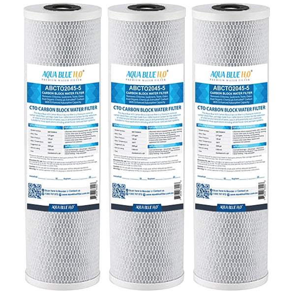 Big Blue 20"x4.5" Whole House CTO Carbon Block 5Mic