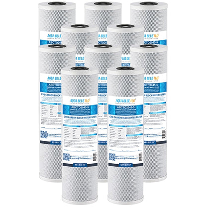 Big Blue 20"x4.5" Whole House CTO Carbon Block 5Mic