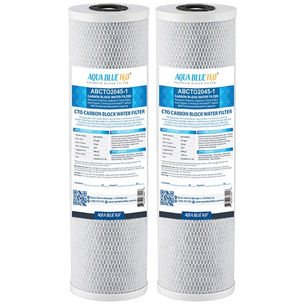 Big Blue 20"x4.5" Whole House CTO Carbon Block 1Mic