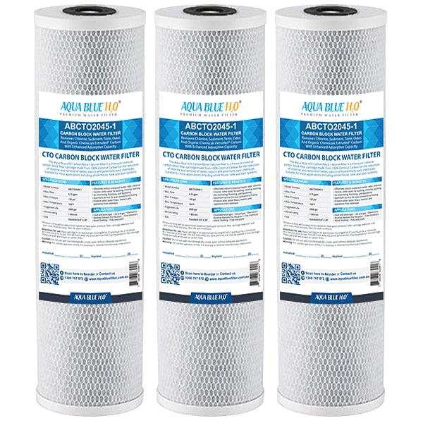 Big Blue 20"x4.5" Whole House CTO Carbon Block 1Mic