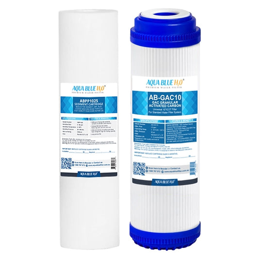Cuno AP110 and AP117 Sediment with GAC Carbon Water Filter Replacement by Aqua Blue
