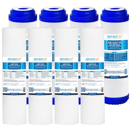 Cuno AP110 and AP117 Sediment with GAC Carbon Water Filter Replacement by Aqua Blue