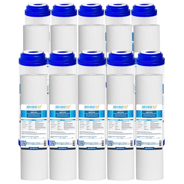Cuno AP110 and AP117 Sediment with GAC Carbon Water Filter Replacement by Aqua Blue