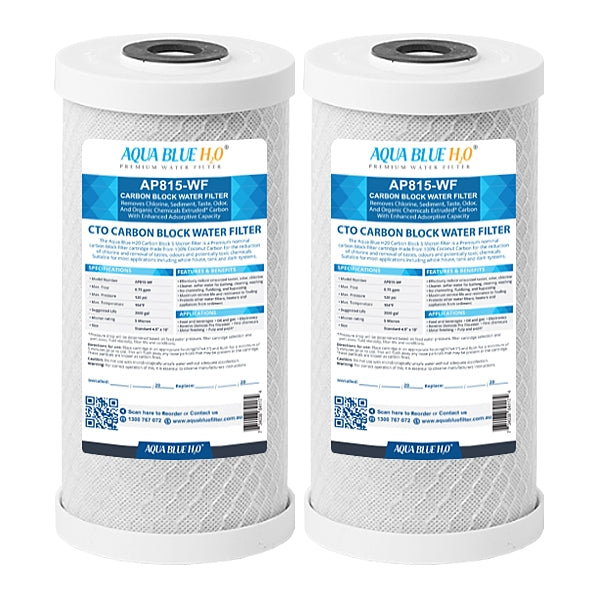Aquapure AP815 5 Micron 10 X 4.5  Whole House CTO  Carbon Filter
