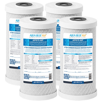 Aquapure AP815 5 Micron 10 X 4.5  Whole House CTO  Carbon Filter