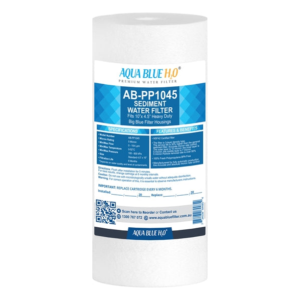 3 Stage Big Blue Whole House System with Replacement Cartridge