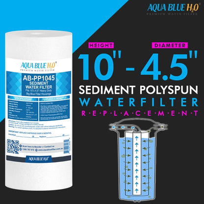 3 Stage Big Blue Whole House System with Replacement Cartridge