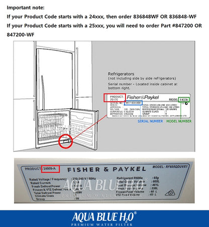 836848  847200 PRODUCT CODE 