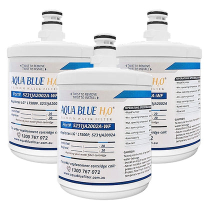 LG 5231JA2002A, LT500P  Premium  filter Aqua Blue H2O Replacement