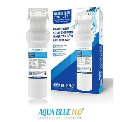 Aqua Blue H20  ABHIFLOW  Inline High Flow Water Filter System