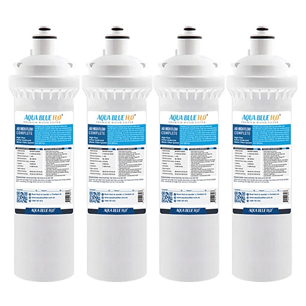 Aqua Blue H20  High Flow in-line - 4 Stage Water Filtration System