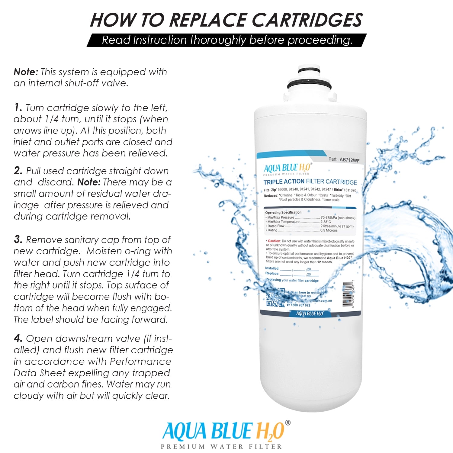 91240 Replacement Filter, suits Zip 5 Star AX2-EF