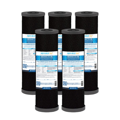 Big Blue 20"x4.5" Whole House CTO Carbon Block 1Mic