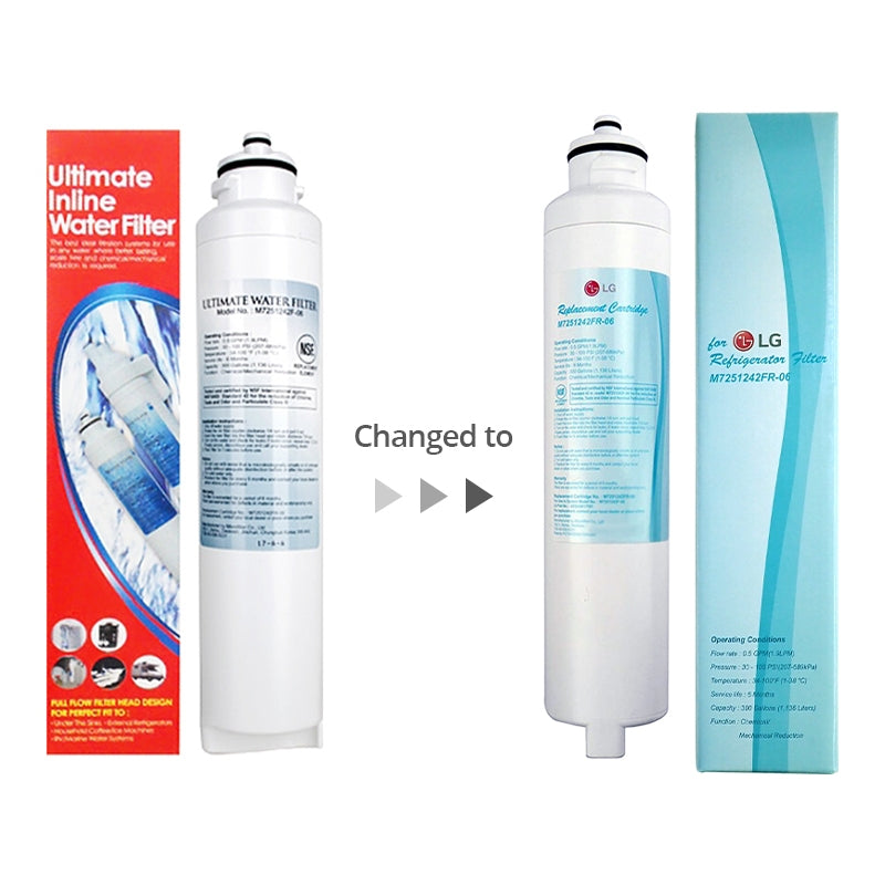 LG M725123F-06, M7251242FR-06, ADQ32617703 Fridge Water Filter  Genuine  LG part