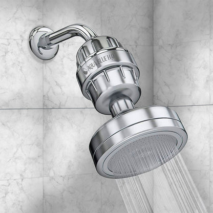 AQUA BLUE H20 High Output Chlorine Removing Showerhead Filtration System