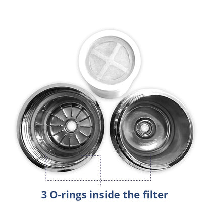 AQUA BLUE H20 High Output Chlorine Removing Showerhead Filtration System