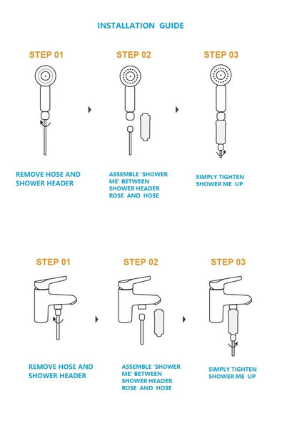 Antibacterial Rust Removal Shower Filter - Bodyluv