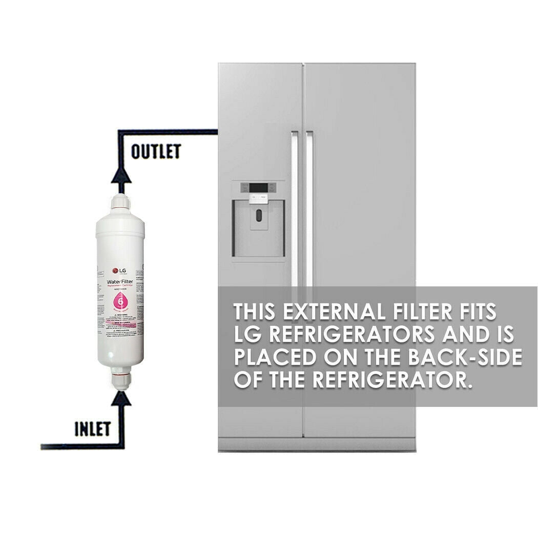 LG External Fridge Filter Replacement  5231JA2012A ADQ73693901 AJR73482516