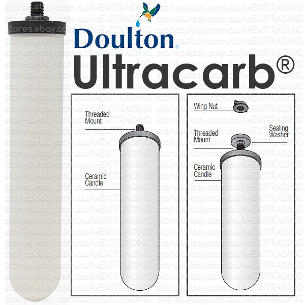 Doulton W9123053 UltraCarb Ceramic Filter Candle
