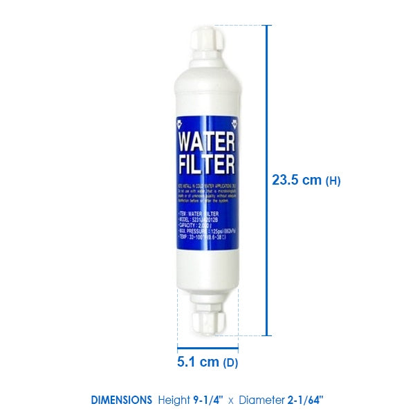 LG External Fridge Filter Replacement  5231JA2012A ADQ73693901 AJR73482516