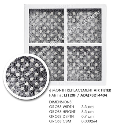 ADQ73214404 / LT120F LG  AIR PURIFYING FRESH AIR FILTER