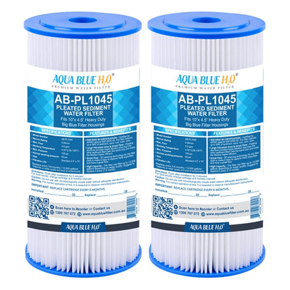 Compatible with Puretec PP Series PP05LD1 Polyester Pleated Sediment Cartridge, 10 inch, 5um