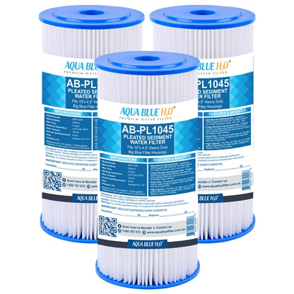 Compatible with Puretec PP Series PP05LD1 Polyester Pleated Sediment Cartridge, 10 inch, 5um