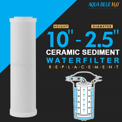 Doulton Sterasyl Superblock Compatible Water Filter Set 10"