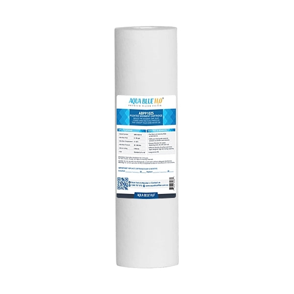 Aqua Blue H2O 10" Polyspun Polypropylene Sediment Cartridge Water Filter