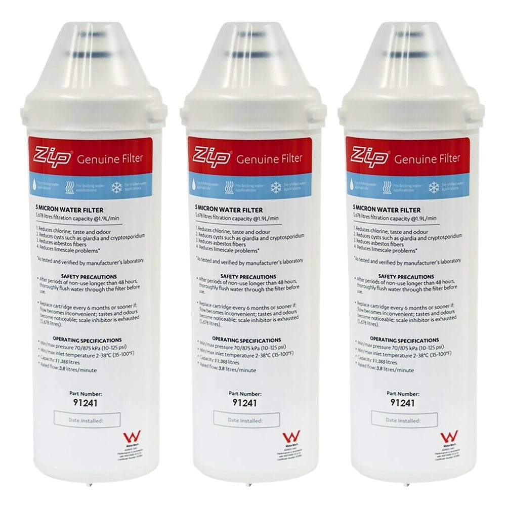 ZIP 91241 5 MICRON TRIPE ACTION WATER FILTER GENUINE ZIP FILTER