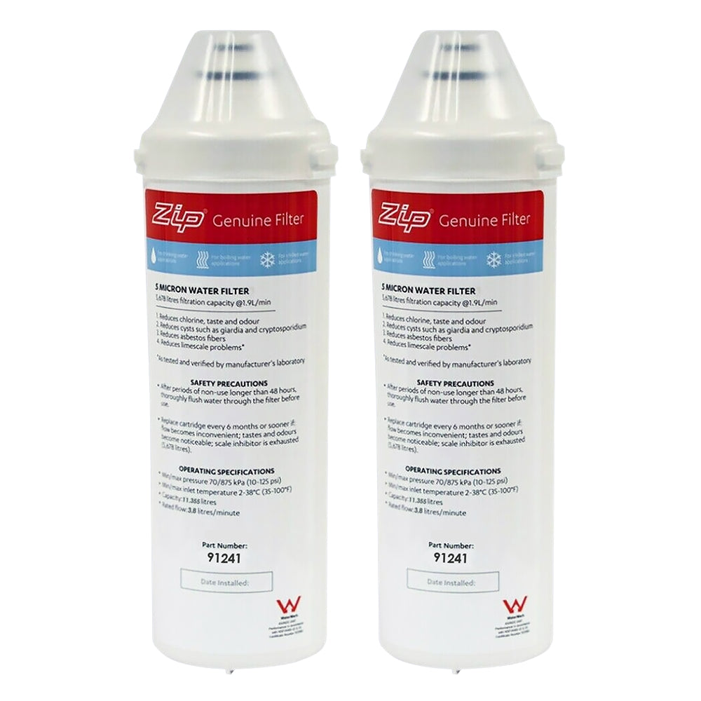 ZIP 91241 5 MICRON TRIPE ACTION WATER FILTER GENUINE ZIP FILTER