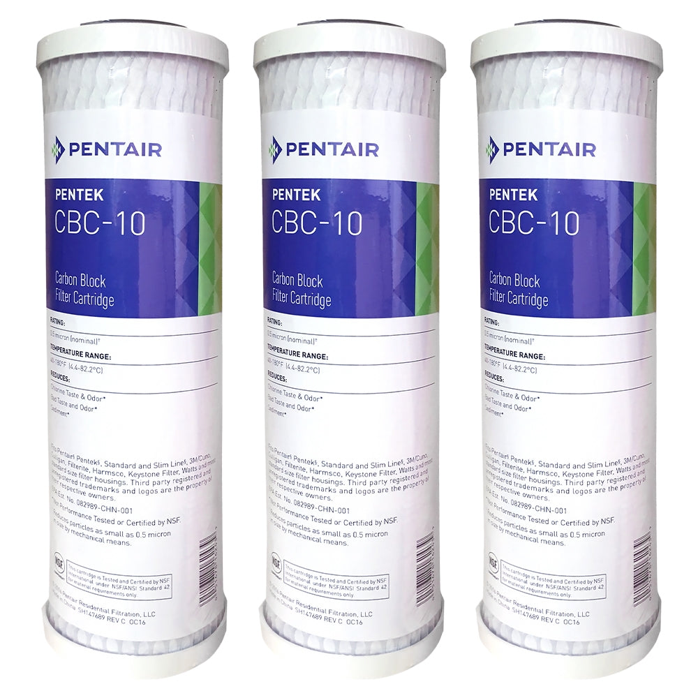 Pentek  ® CBC-10 Giardia Cyst Reduction Water Filter 0.5 Micron 10"