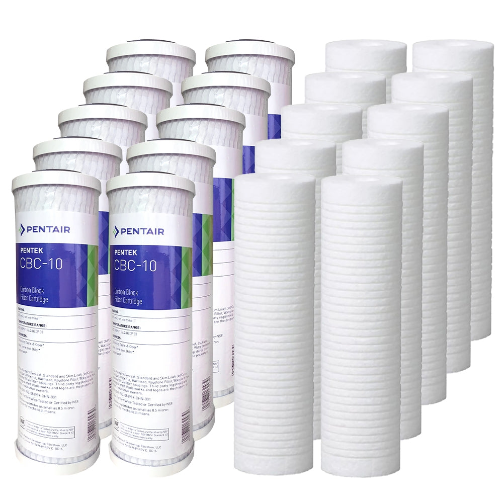 Pentek  ® CBC-10 Giardia Cyst Reduction Water Filter 0.5 Micron 10"