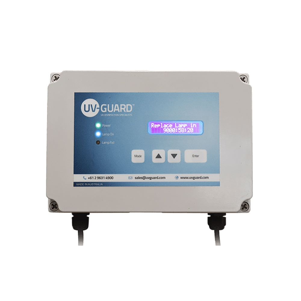 UV Guard UV Guard Controller 50081-N Weatherproof with Lamp On/Off LEDs, Lamp Fail Alarm & Digital Lamp Life Timer