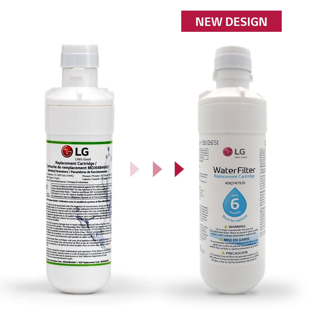 LG LT1000P MDJ64844601 ADQ74793501 refrigerator water filter