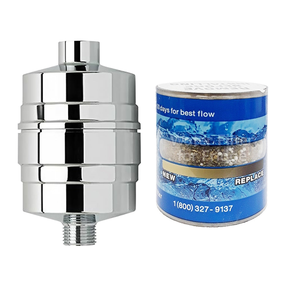 Sprite Brass HOB High-Output Shower Water Filter Chrome USA