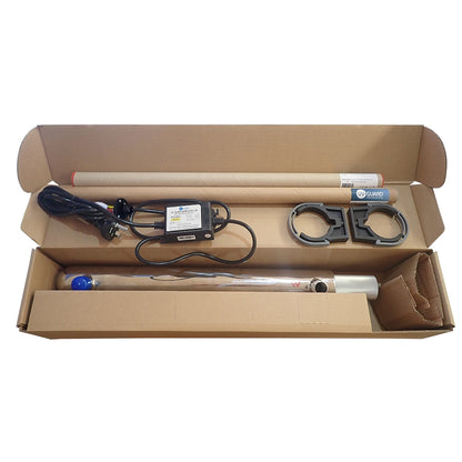 10" x 4.5" Big Blue Triple Whole House Water System with UV Guard UVG SLT30 System