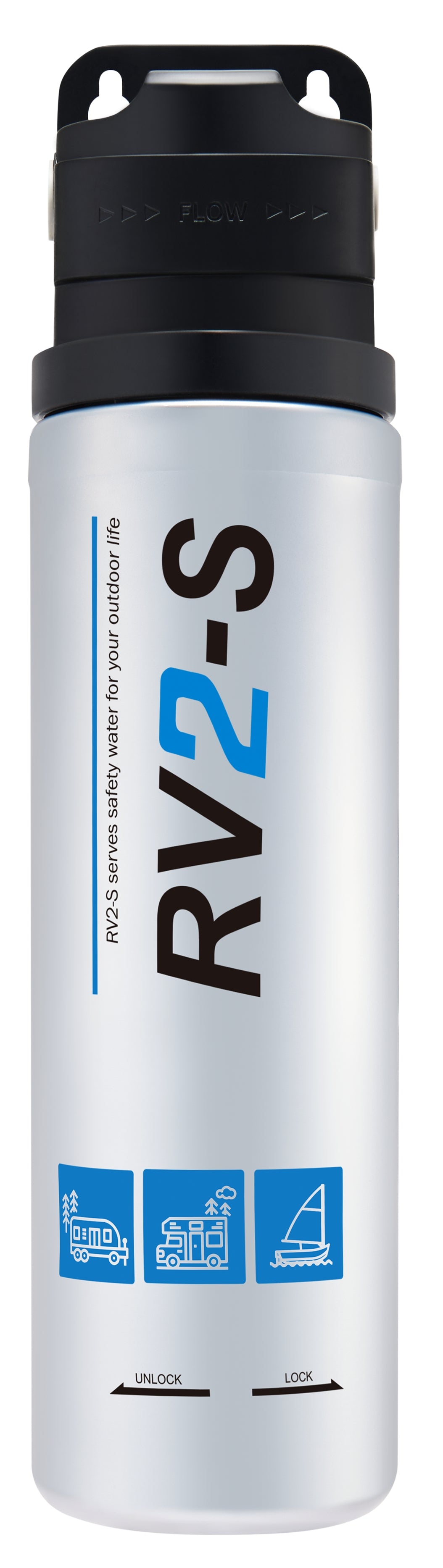 RV2-S  CARAVAN FILTER  3/8" CONNECTION WITH FULL KIT replace Everpure ADC