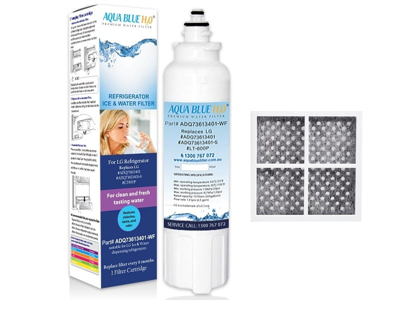 LG Replacement Water Filter ADQ73613401  LT800P  with LG Air Filter ADQ73214404(LT120F)