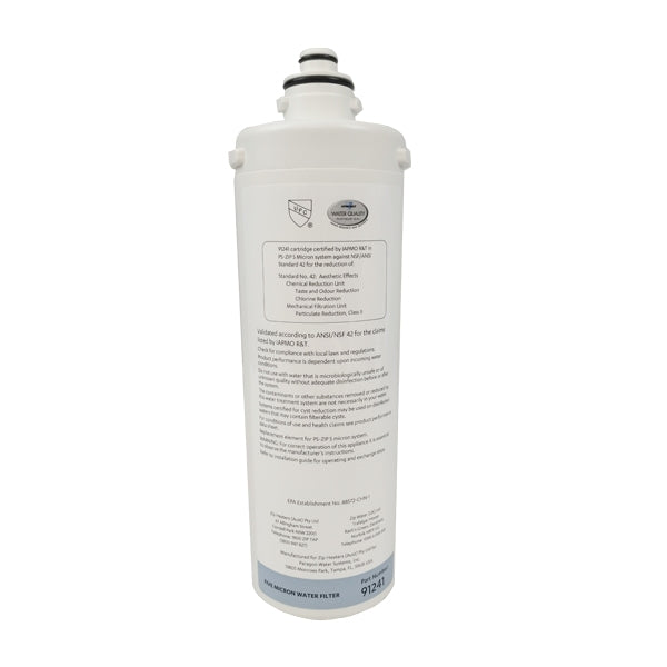 ZIP 91241 5 MICRON TRIPE ACTION WATER FILTER GENUINE ZIP FILTER