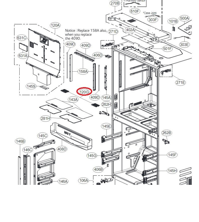 LG GENUINE PART ACQ86971201 Fridge Deodorizer