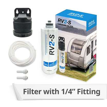 RV2-S  CARAVAN FILTER  3/8" CONNECTION WITH FULL KIT replace Everpure ADC