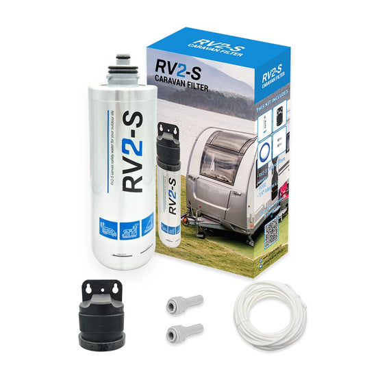 RV2-S  CARAVAN FILTER  3/8" CONNECTION WITH FULL KIT replace Everpure ADC
