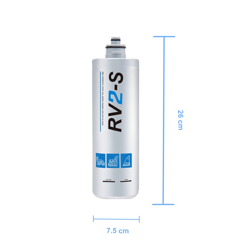 Mobile Home Water Filter System AB Caravan Filter  with Dedicated faucet Set