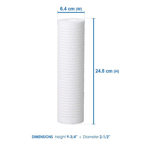 3M Aqua - Pure AP124 Replacement Water Filter Cartridge – 10” x 2.5” Sediment Filter for AP212 & AP2200C Systems - WATER FILTER DISTRIBUTORS
