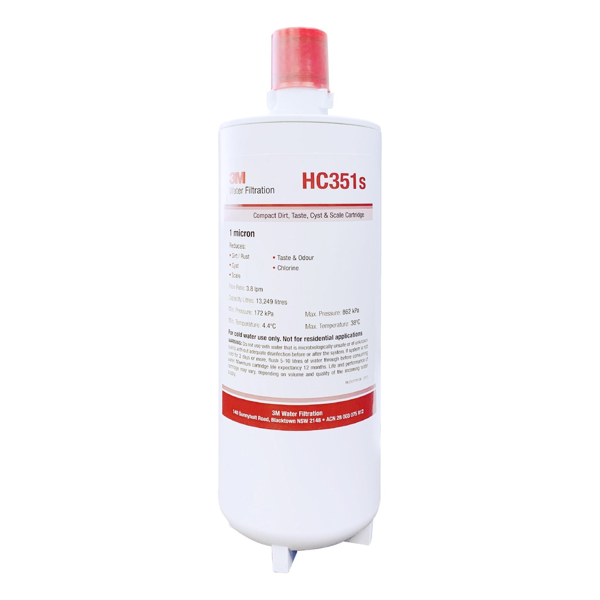 3M HF15 - MS /HC351S Single Water Filter Cartridge High Flow - WATER FILTER DISTRIBUTORS